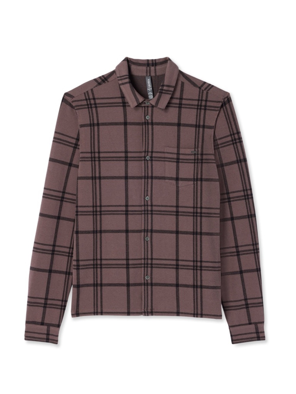 Vuori Seaview Plaid Button Down Shirt XL Huckleberry brown flannel long sleeve - Picture 4 of 12